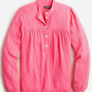 J.Crew NWT Fresco Top in soft gauze. Size medium.